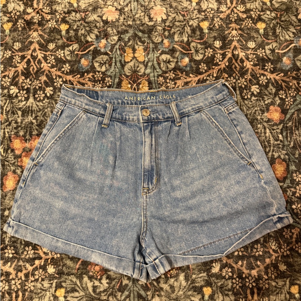 American Eagle Outfitters Women's Denim Mom Shorts